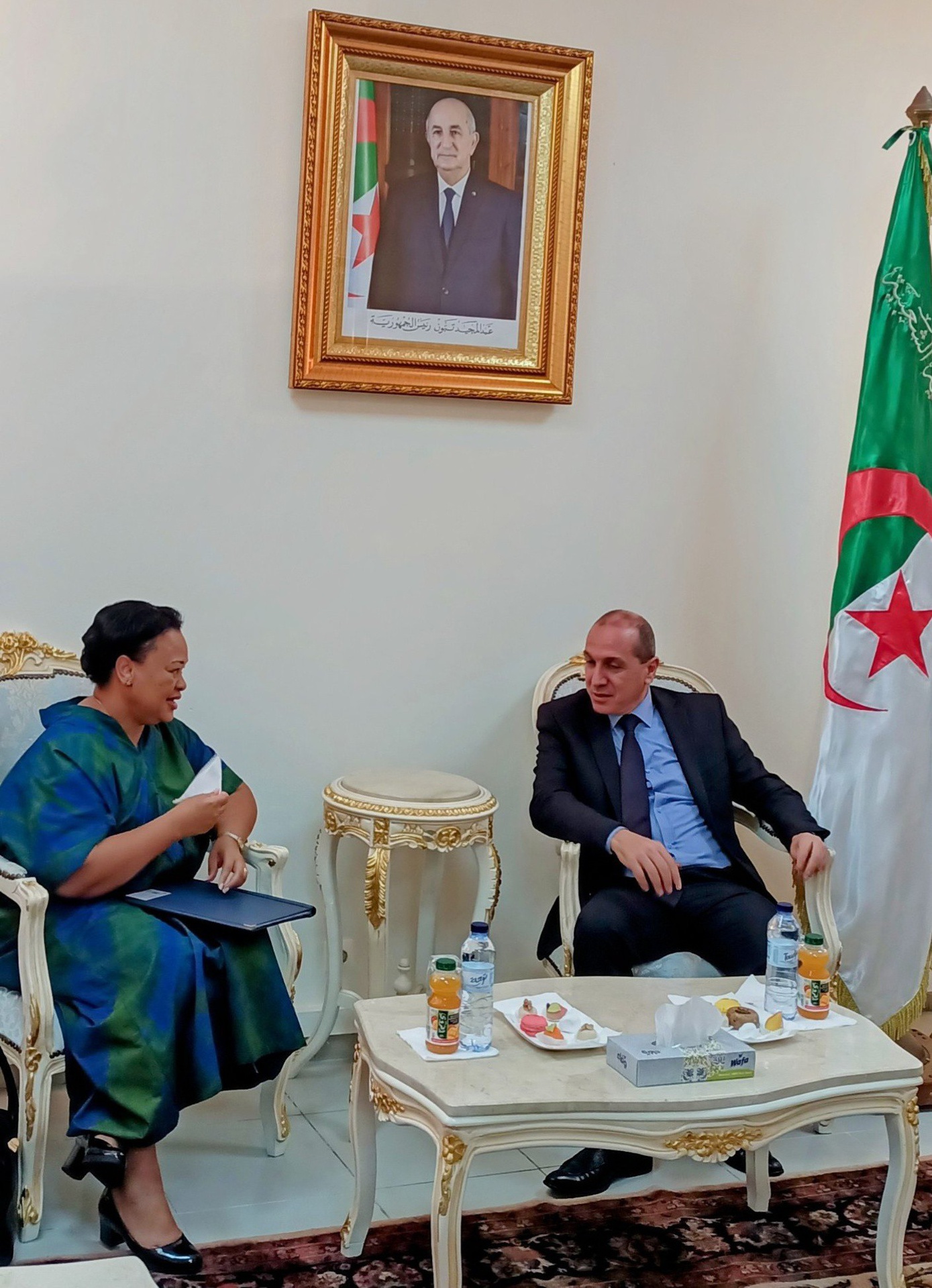 Le Président du CNESE reçoit la Directrice Exécutive du Secrétariat Continental du Mé