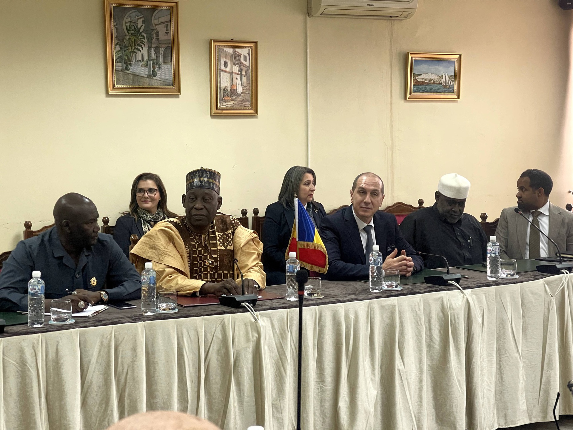 La délégation tchadienne visite l’Institut national des études stratégiques globales 