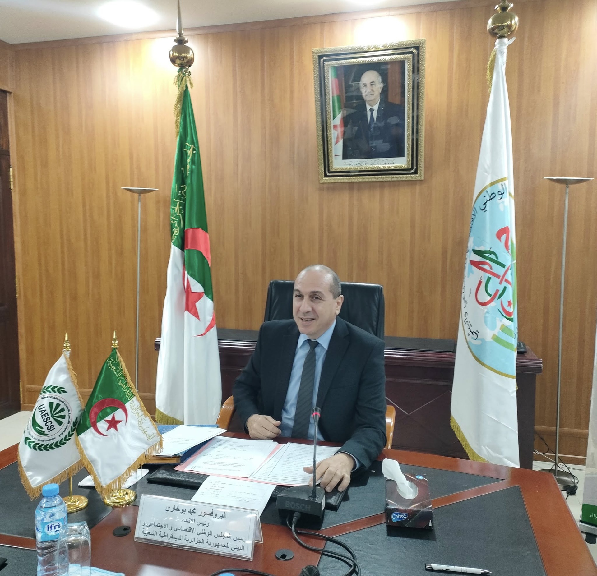 À l'initiative du CNESE, l'Union des Conseils Économiques et Sociaux Arabes et Instit