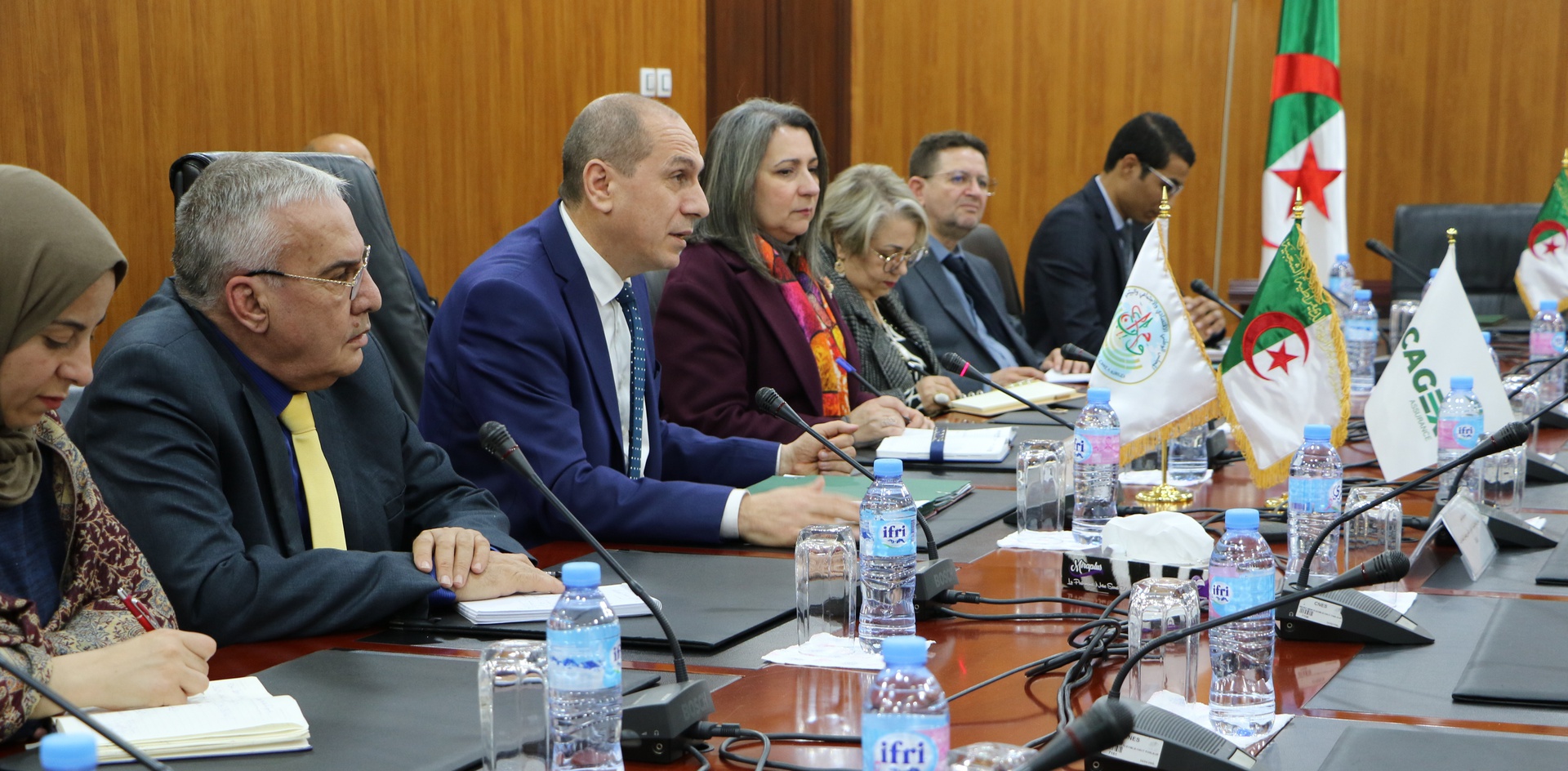 Cérémonie de signature de protocole d'accord de coopération avec la Compagnie Algérie