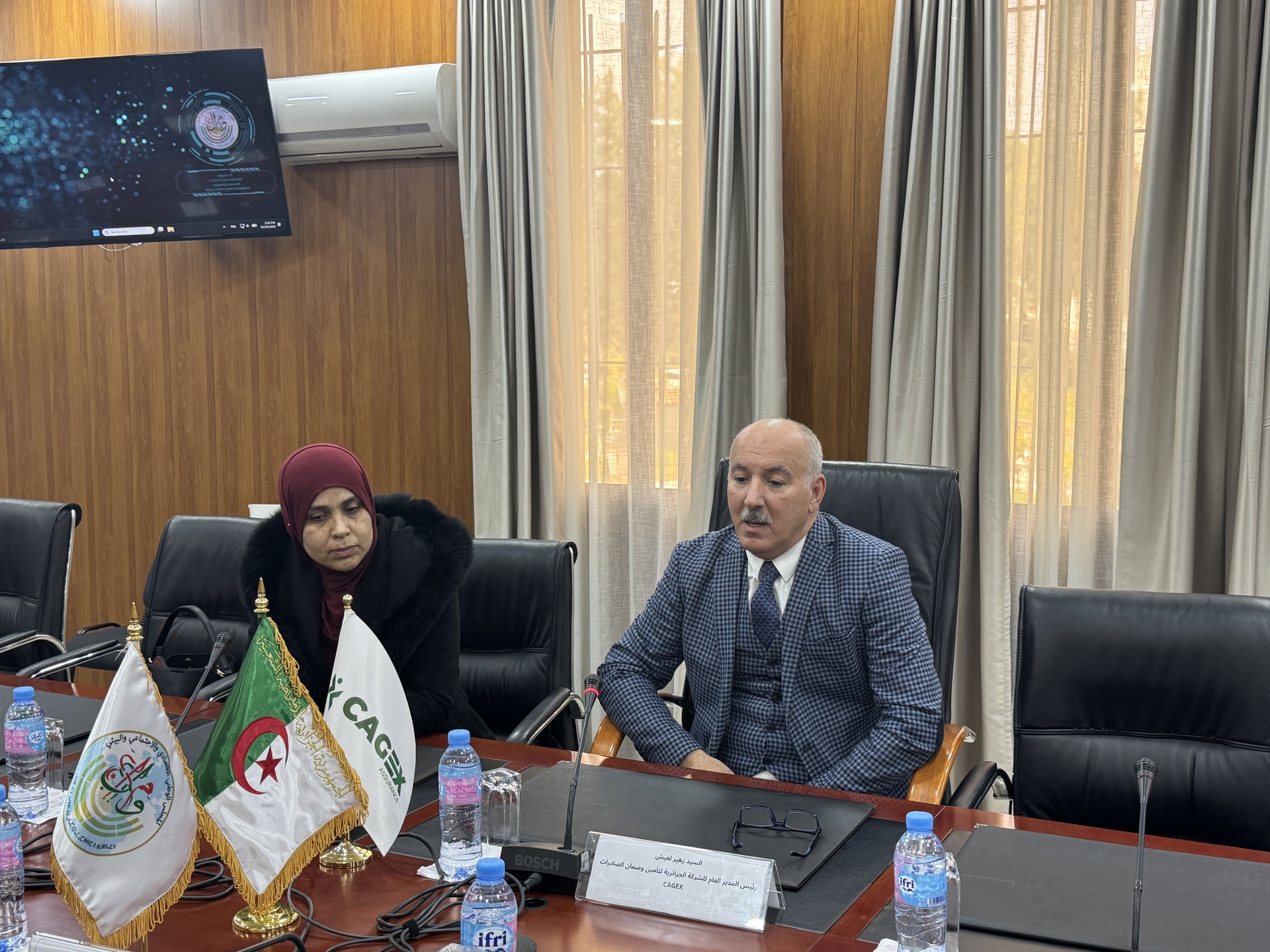 Cérémonie de signature de protocole d'accord de coopération avec la Compagnie Algérie